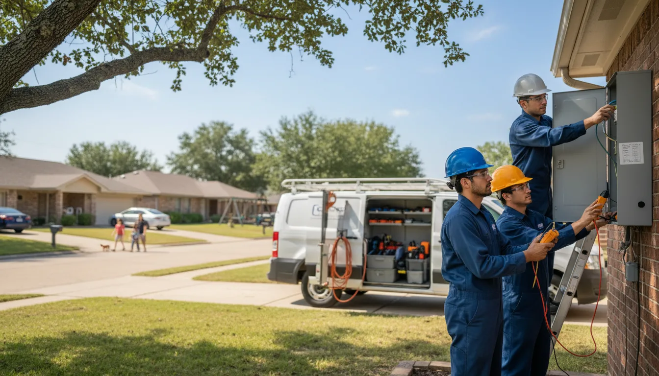 Certified electrician providing emergency electrical services in Sibley, IL